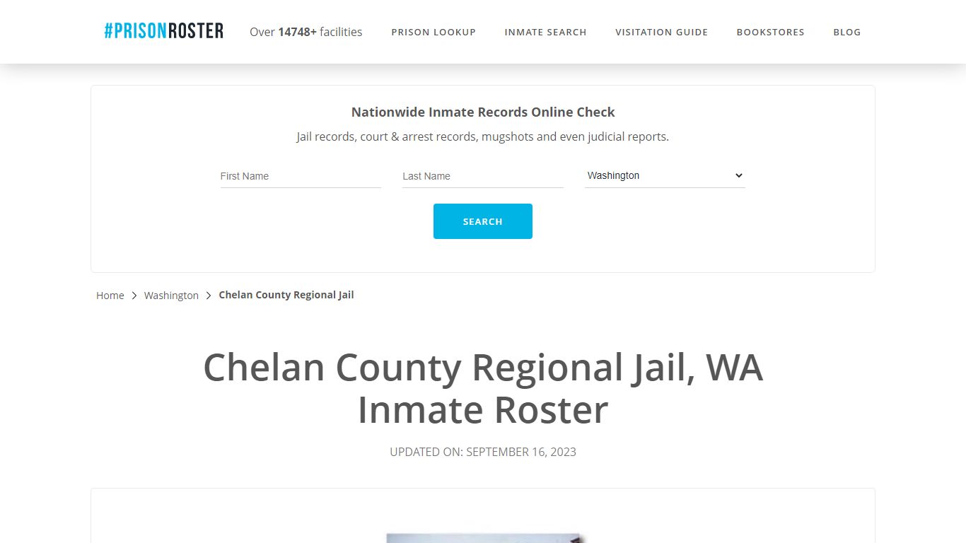 Chelan County Regional Jail, WA Inmate Roster - Prisonroster